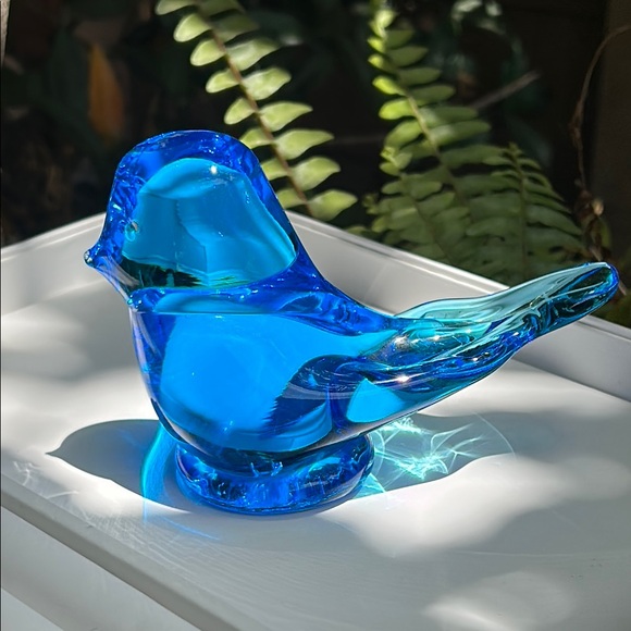 Other - Sold-Titan Art Glass Blue Bird Figurine